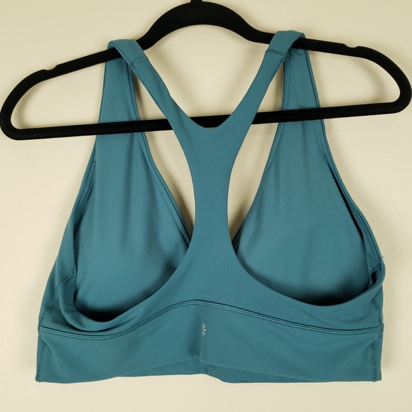 Athleta Transcend Plunge Bra Blue/Green XL - Picture 5 of 6